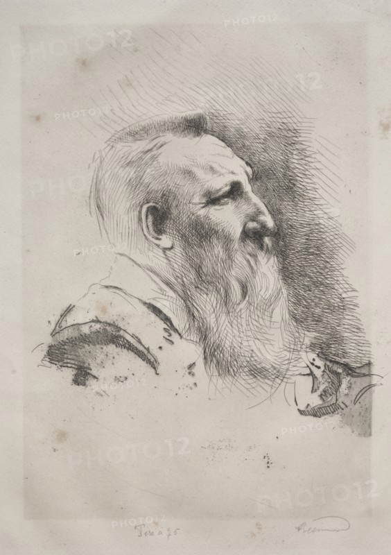 Auguste Rodin, 1900. Creator: Albert Besnard (French, 1849-1934).