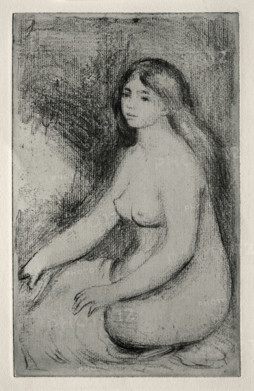 Baigneuse assise, c. 1905. Creator: Pierre-Auguste Renoir (French, 1841-1919).