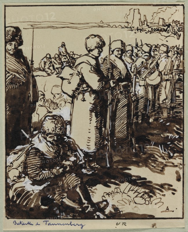 Bataille de Tannenberg, 1914. Creator: Auguste Louis Lepère (French, 1849-1918).