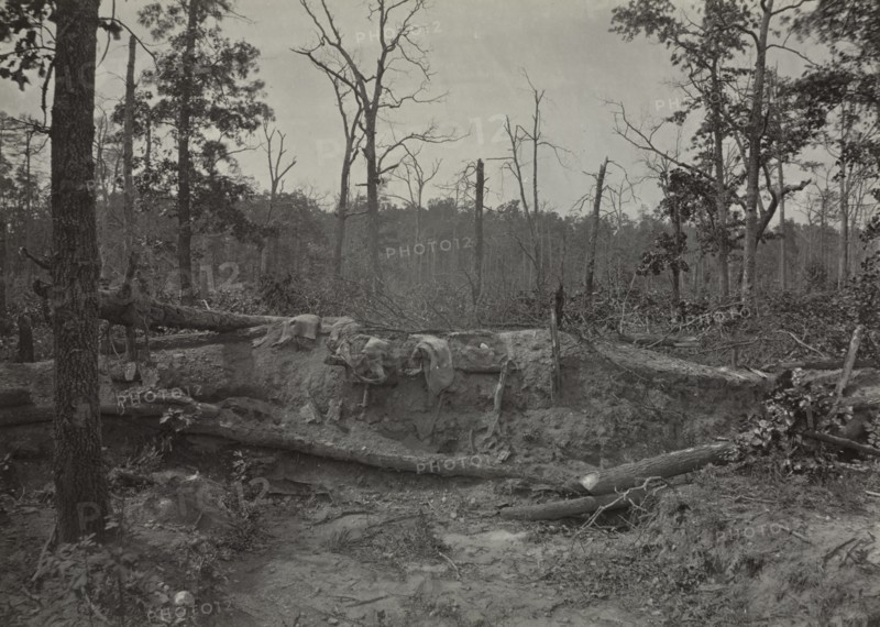 Battlefield of New Hope Church, Georgia, No. 2, 1865-1866. Creator: George N. Barnard (American, 1819-1902).