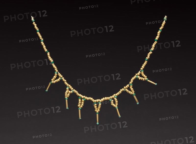 Beads Strung as a Necklace, c. 400-500. Creator: Unknown.