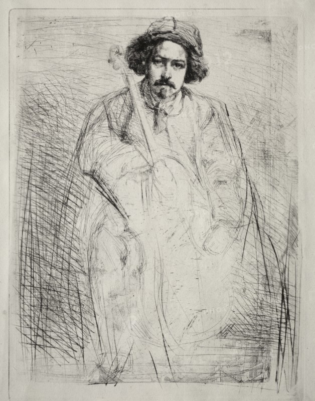 Becquet, 1871. Creator: James McNeill Whistler (American, 1834-1903).