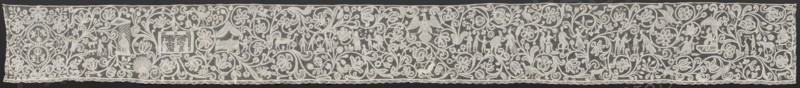 Bobbin Lace Flounce: Punto di Milano, 18th century. Creator: Unknown.