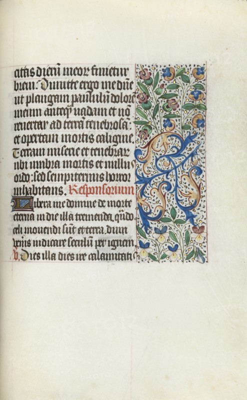 Book of Hours (Use of Rouen): fol. 133r, c. 1470. Creator: Master of the Geneva Latini (French, active Rouen, 1460-80).