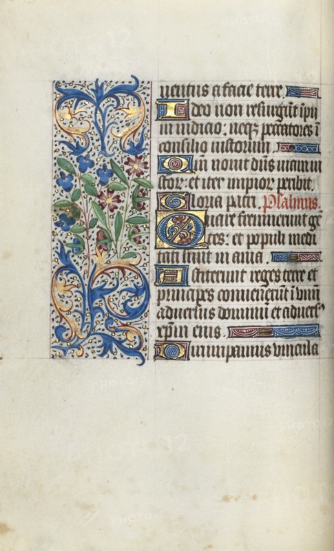 Book of Hours (Use of Rouen): fol. 57v, c. 1470. Creator: Master of the Geneva Latini (French, active Rouen, 1460-80).