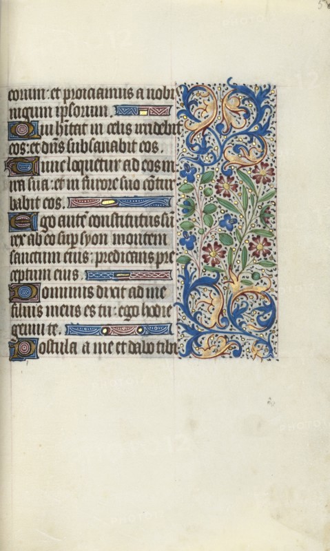 Book of Hours (Use of Rouen): fol. 58r, c. 1470. Creator: Master of the Geneva Latini (French, active Rouen, 1460-80).