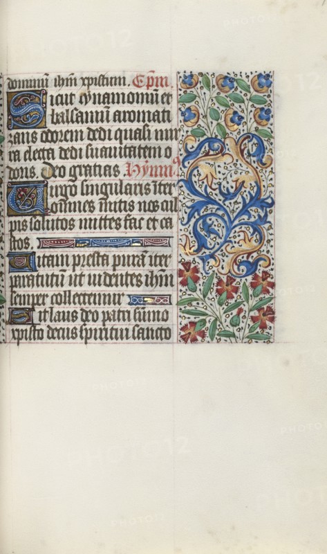 Book of Hours (Use of Rouen): fol. 78r, c. 1470. Creator: Master of the Geneva Latini (French, active Rouen, 1460-80).