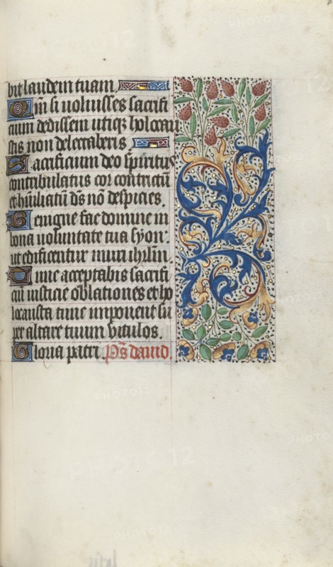 Book of Hours (Use of Rouen): fol. 87r, c. 1470. Creator: Master of the Geneva Latini (French, active Rouen, 1460-80).
