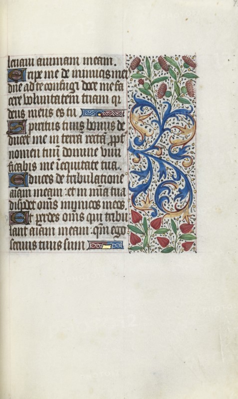 Book of Hours (Use of Rouen): fol. 92r, c. 1470. Creator: Master of the Geneva Latini (French, active Rouen, 1460-80).