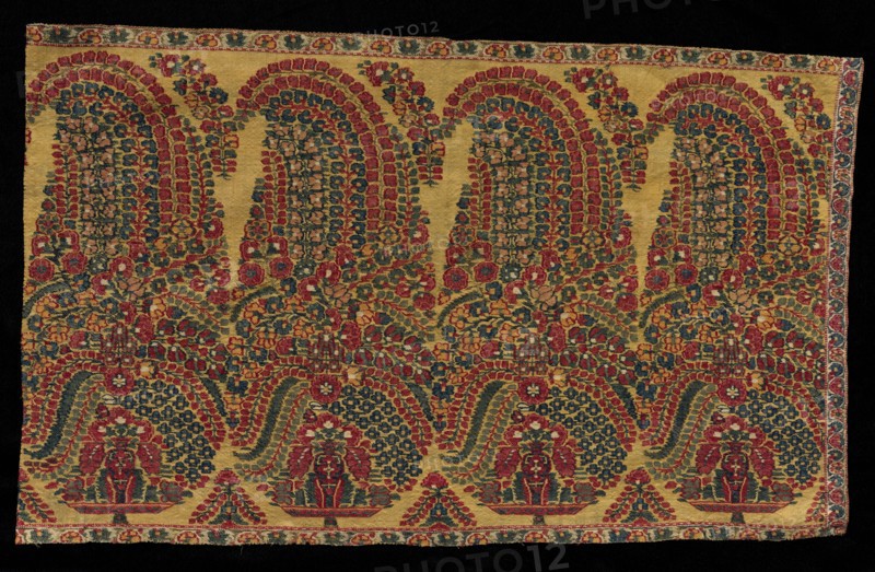 Border Fragment of a Shawl, early 1800s. Creator: Unknown.