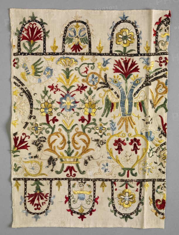 Border Strip of a Skirt, 1600s - 1700s. Creator: Unknown.