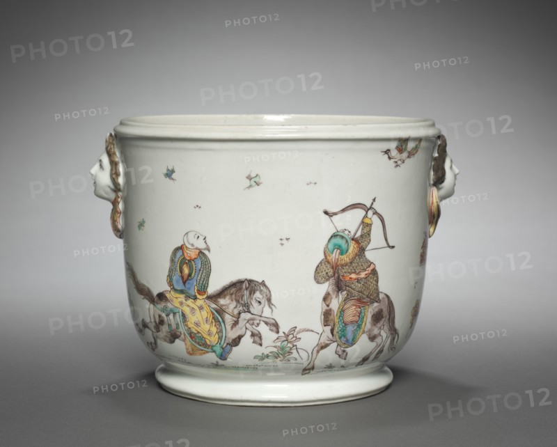 Bottle Cooler (seau a bouteille), c. 1755. Creator: Mennecy- Villeroy Factory (French).