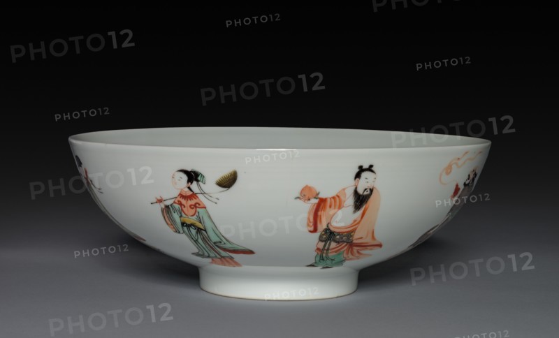 Bowl with Eight Immortals, 1662-1722. Creator: Unknown.
