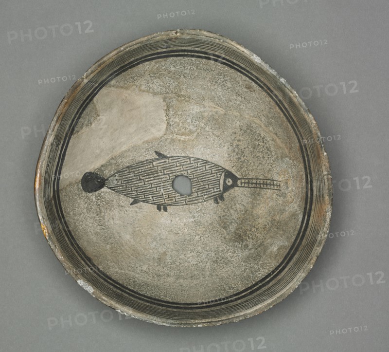 Bowl with Fish, c. 1000-1150. Creator: Unknown.