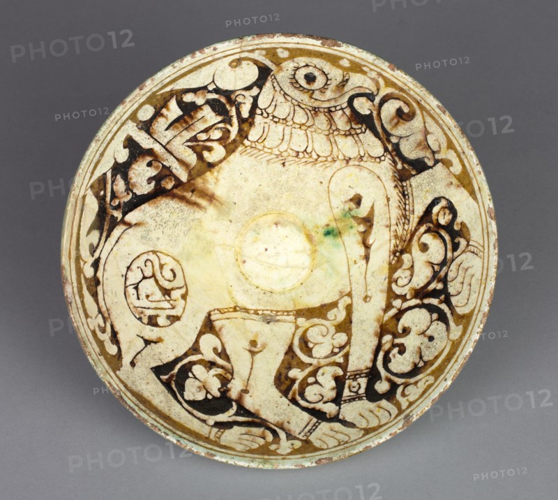 Bowl with Griffin, 1100s. Creator: Unknown.
