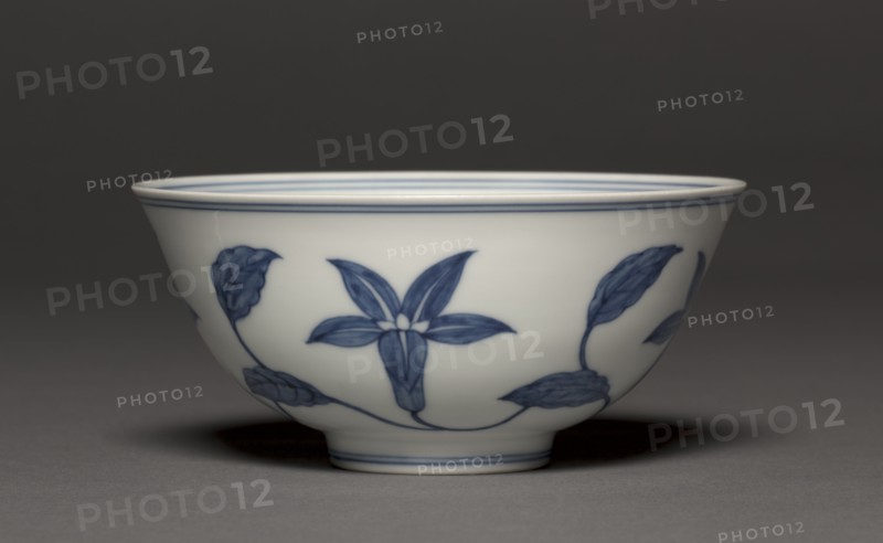Bowl with Lily Scrolls, 1465-1487. Creator: Unknown.