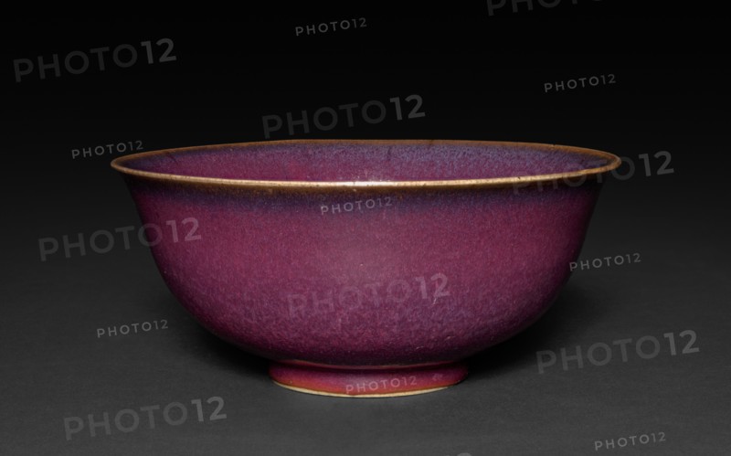 Bowl: Jun ware, 14th-15th Century. Creator: Unknown.