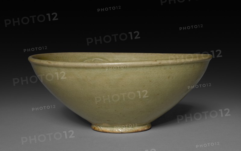 Bowl: Northern Celadon Ware, Yaozhou type, 12th-13th Century. Creator: Unknown.
