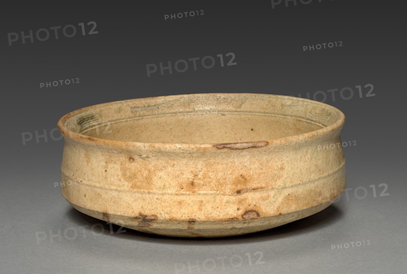 Bowl: Yellow Seto Ware, c. 1590. Creator: Unknown.