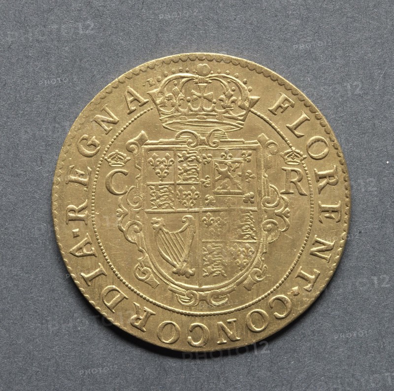 Briot Unite (reverse), 1631-1632. Creator: Unknown.