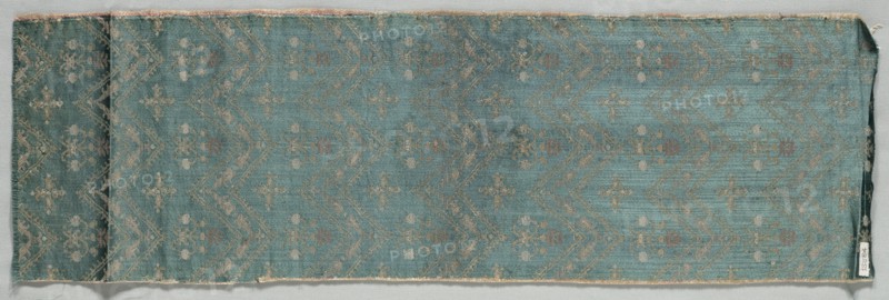 Brocade Textile, 1500s. Creator: Unknown.