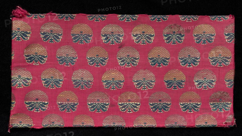 Brocaded Book Cover, 1800s. Creator: Unknown.