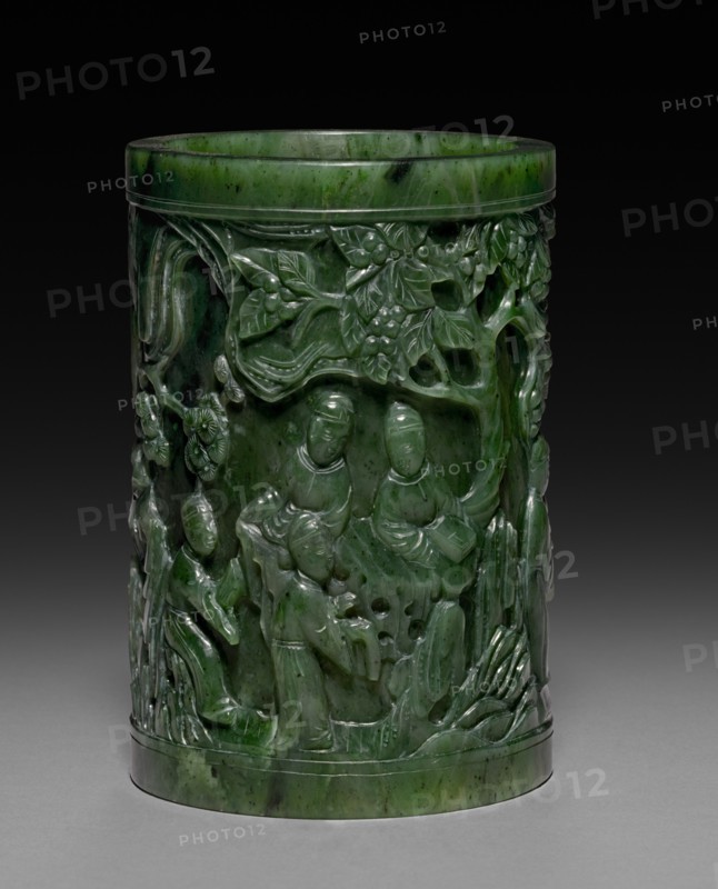 Brush Holder, 19th Century. Creator: Unknown.