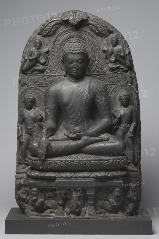Buddha Calling on Earth to Witness, 800s. Creator: Unknown.