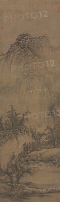 Buddhist Retreat by Stream and Mountains, 960-985. Creator: Juran (Chinese, active 960-985).
