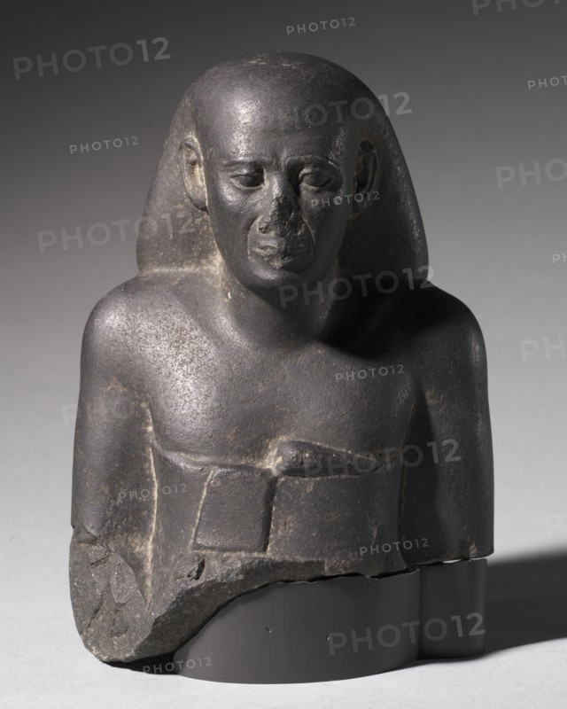 Bust of Ankh-Hor, 525-404 BC. Creator: Unknown.