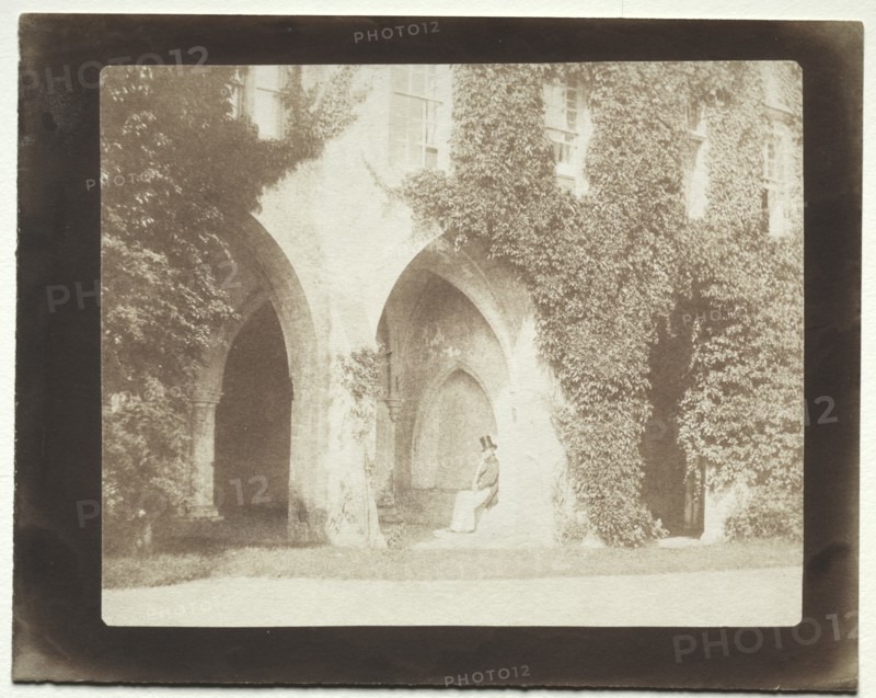 Calvert Jones Seated in the Sacristy of Lacock Abbey, 1845. Creator: William Henry Fox Talbot (British, 1800-1877).