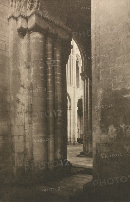 Camera Work: Ely Cathedral: A Memory of the Normans, 1903. Creator: Frederick H. Evans (British, 1853-1943).