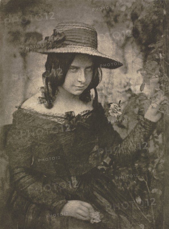Camera Work: Girl in Straw Hat, 1912. Creator: David Octavius Hill (British, 1802-1870); Robert Adamson (British, 1821-1848), and.