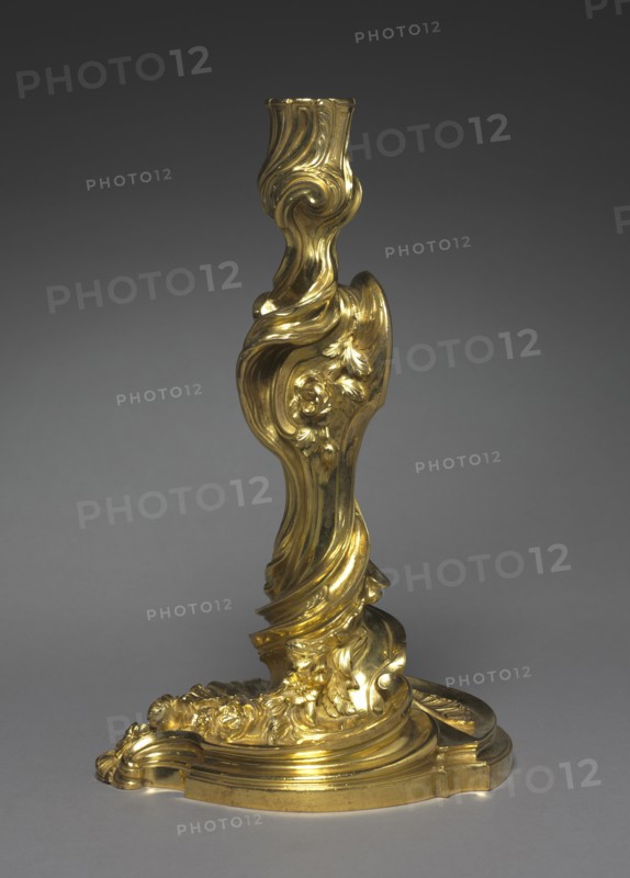 Candlestick, c. 1740. Creator: Juste-Aurèle Meissonnier (French, 1695-1750).