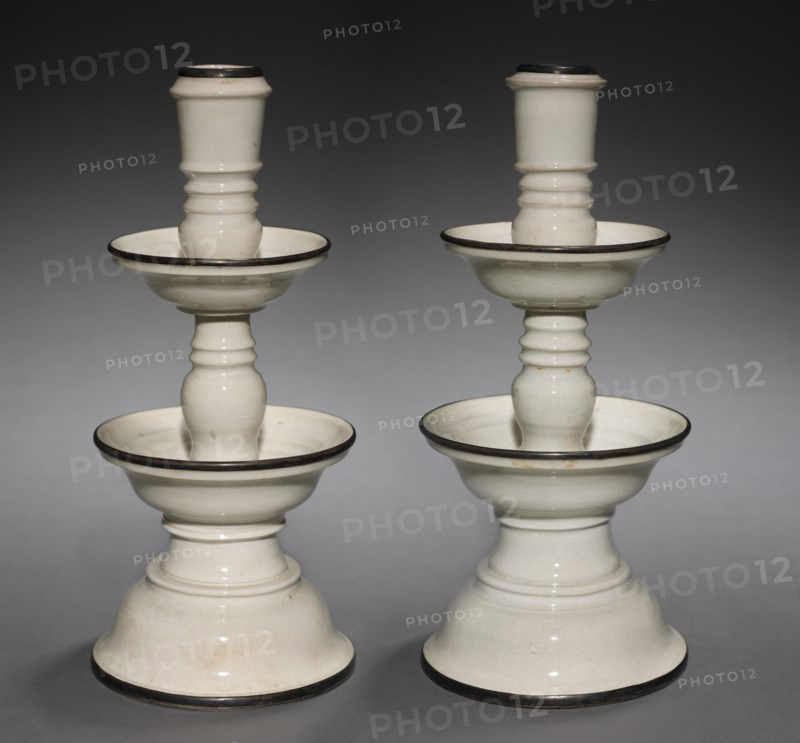 Candlesticks, 1600s. Creator: Unknown.