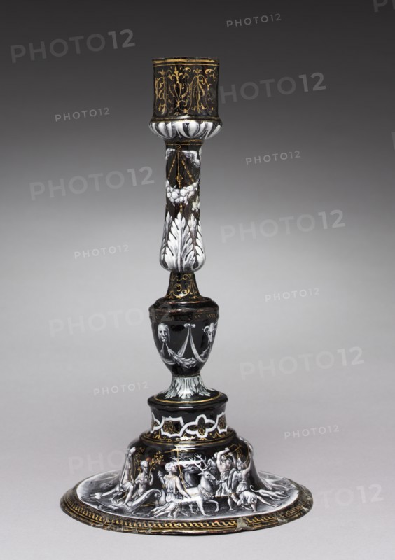Candlesticks, c. 1565. Creator: Jean II de Court (French, bef 1583), attributed to.