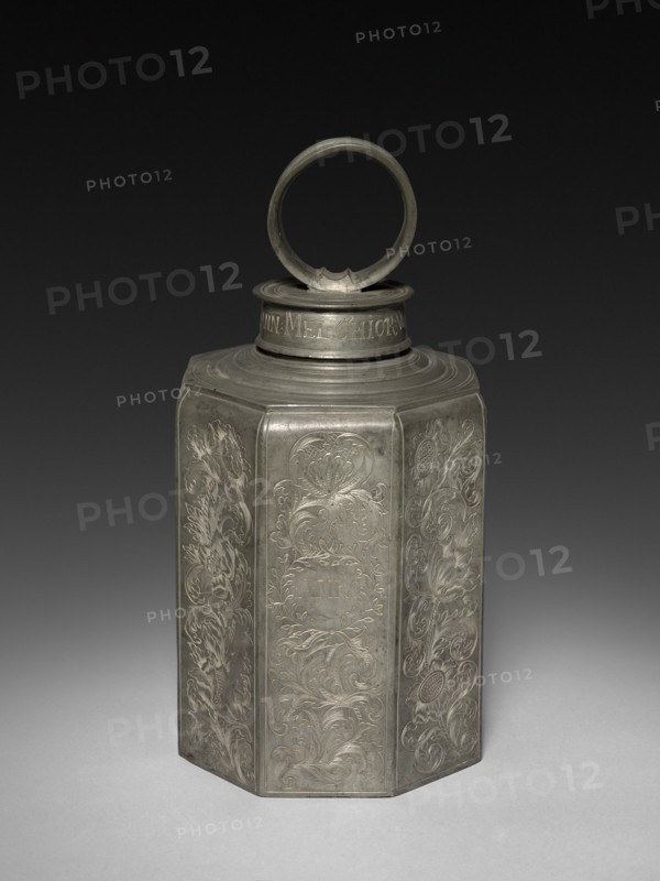 Cannister, 1715. Creator: Johann Melchoir Warner (German).