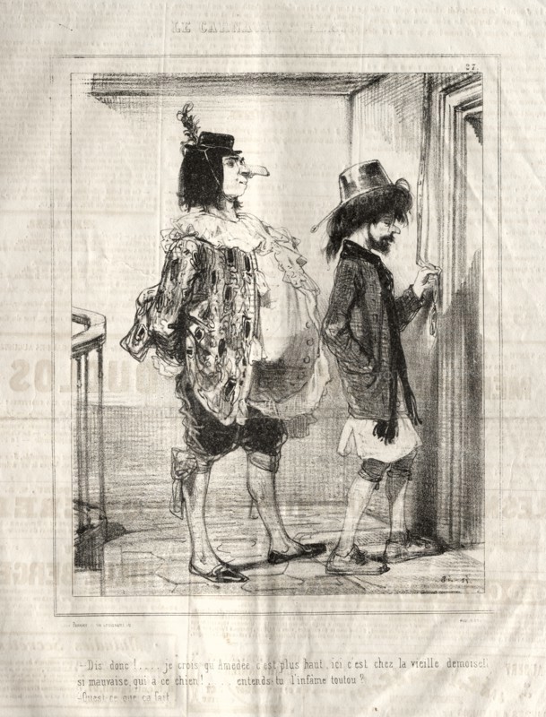Carnaval, 1841-1843. Creator: Paul Gavarni (French, 1804-1866).