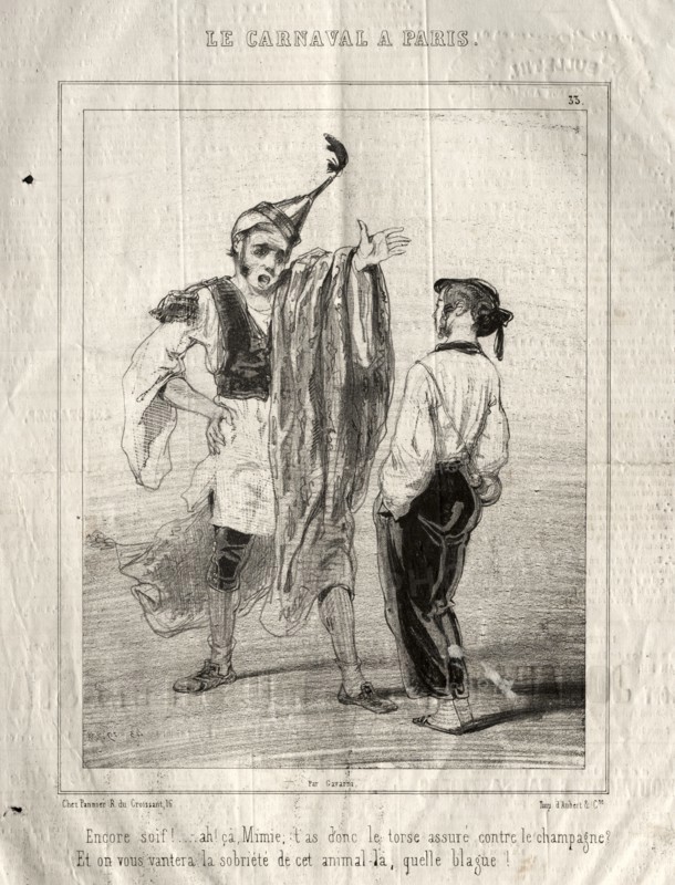 Carnaval, 1841-1843. Creator: Paul Gavarni (French, 1804-1866).
