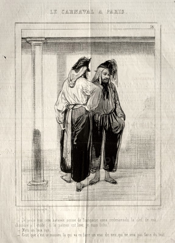 Carnaval, 1841-1843. Creator: Paul Gavarni (French, 1804-1866).