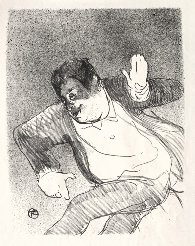 Caudieux, 1893. Creator: Henri de Toulouse-Lautrec (French, 1864-1901).