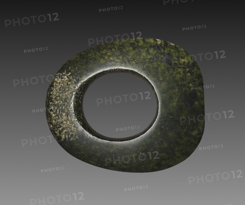 Ceremonial Disk-Axe (Yue), c. 4700-2920 BC. Creator: Unknown.