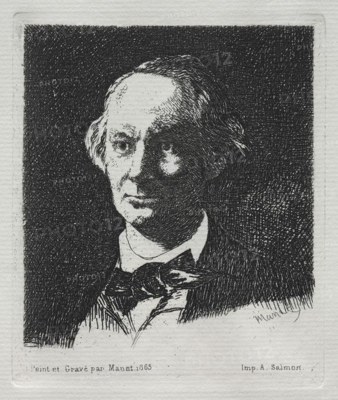 Charles Baudelaire, 1869. Creator: Edouard Manet (French, 1832-1883).