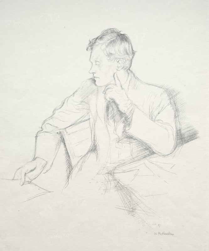 Charles Hazelwood Shannon, 1897. Creator: William Rothenstein (British, 1872-1945).