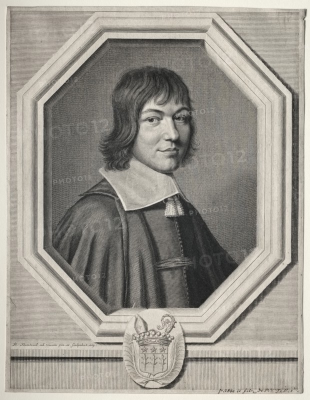 Charles Maurice le Tellier, 1663. Creator: Robert Nanteuil (French, 1623-1678).