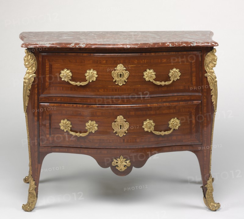 Chest of Drawers (Commode), c. 1725. Creator: Etienne Doirat (French, c. 1670-1732), attributed to.