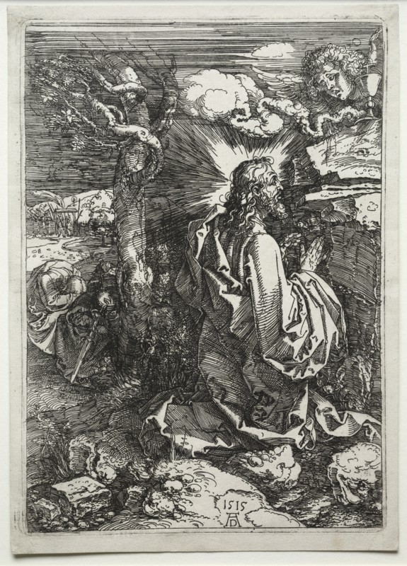 Christ on the Mount of Olives, 1515. Creator: Albrecht Dürer (German, 1471-1528).