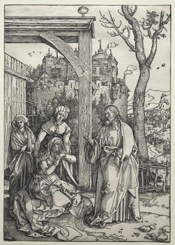 Christ Taking Leave of His Mother, c. 1504-1505. Creator: Albrecht Dürer (German, 1471-1528).
