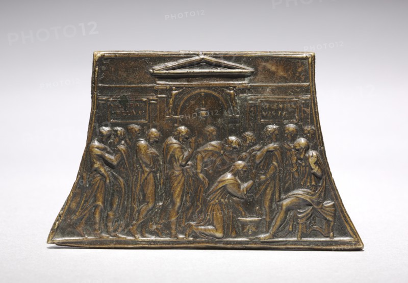 Christ Washing the Feet of the Apostles, 1500s. Creator: Valerio Belli (Italian, c. 1468-1546).
