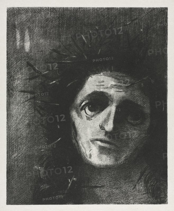 Christ, 1887. Creator: Odilon Redon (French, 1840-1916); Lemercier & Cie..